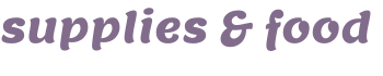 Dog supplies & food